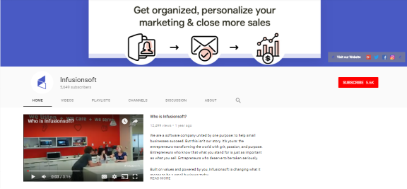 Professional-YouTube-Home-Page-example