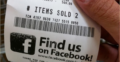 Include your Facebook page URL in receipts
